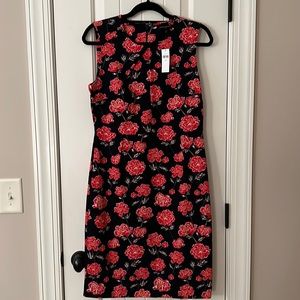NWT Banana Republic Floral Print Sheath Dress